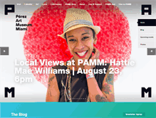 Tablet Screenshot of pamm.org